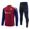 Barcelona Niño Sudadera De Entrenamiento 2024-25 Cuarto-Cremallera Roja Barcelona Niño Sudadera De Entrenamiento 2024-25 Cuarto-Cremallera Roja